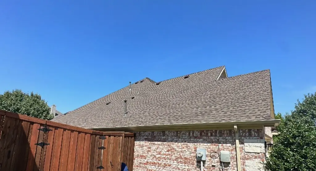 Completed roof replacement project in Hebron